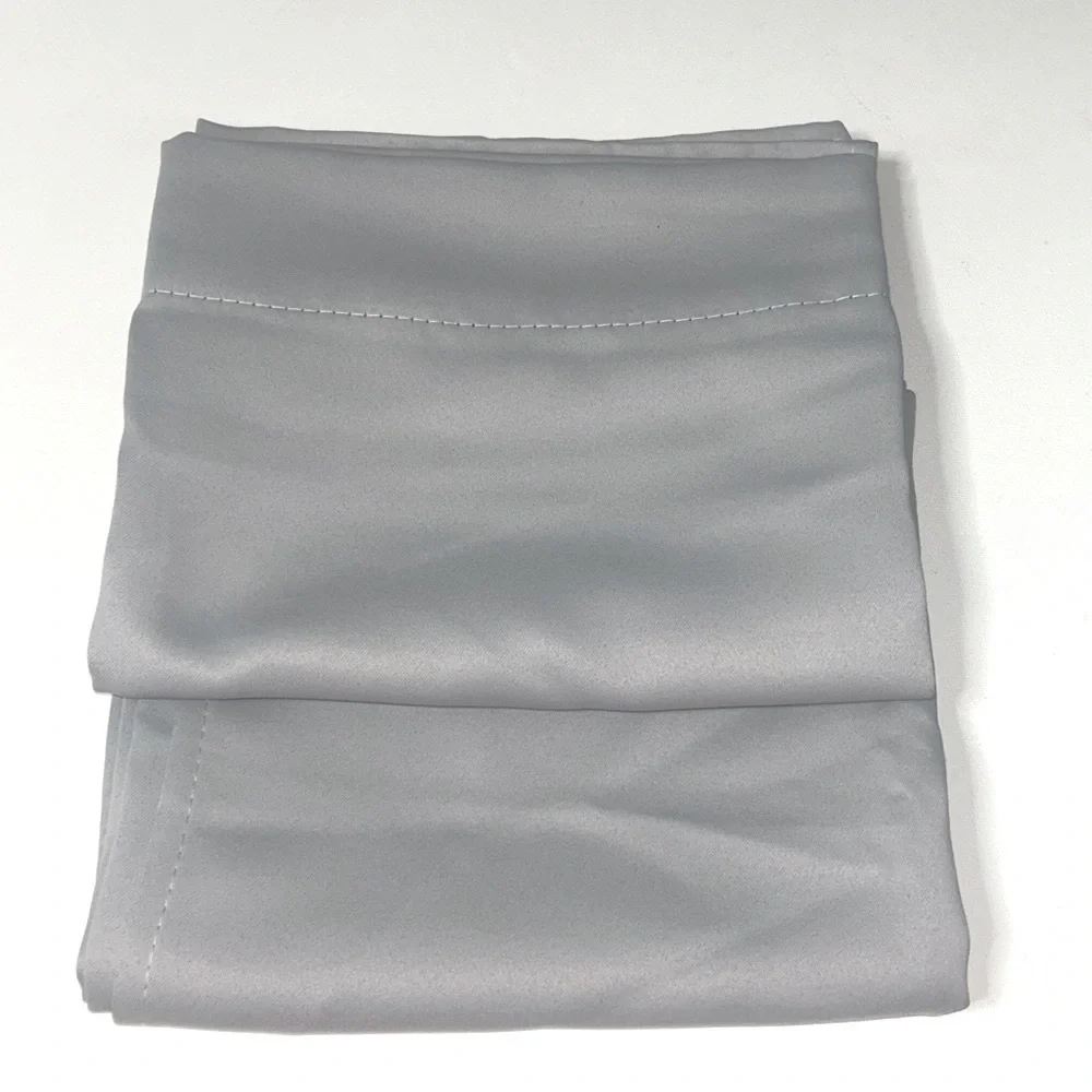 🍀 3 for $25 Versatile Functional Drapes Semi Blackout Drapes Soft Grey 36 x 29